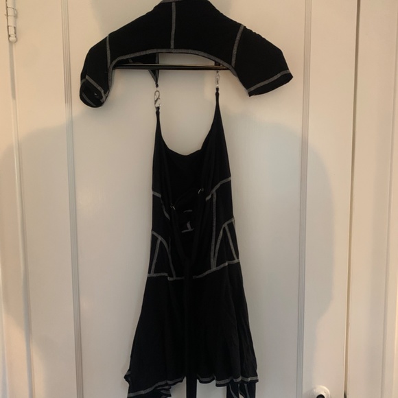 NEW Toile Studios Prefix Dress Black Size S - Picture 3 of 5